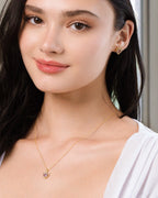 Purple Heart Lavender Amethyst Pendant Necklace in 18k Gold Vermeil