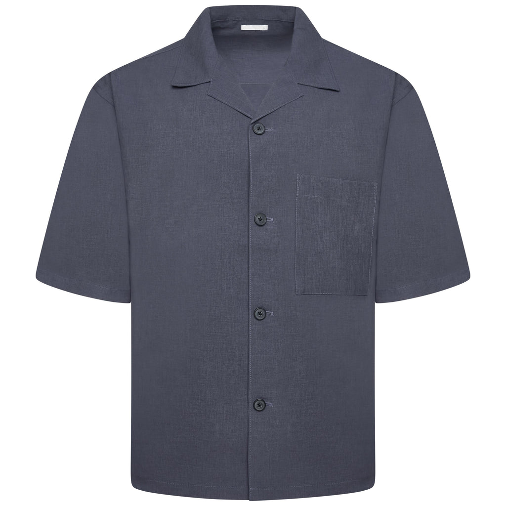 Full Button Open Collar Summer Shirt
