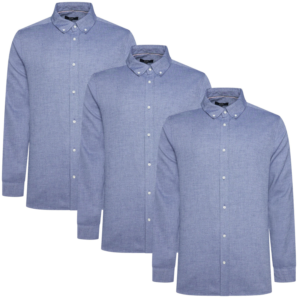 Waffle Textured Button Up Shirt