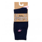 Mullins Bay Children's Bamboo Socks - Navy / Pink