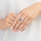 Purple Haze Round Ring - Adjustable