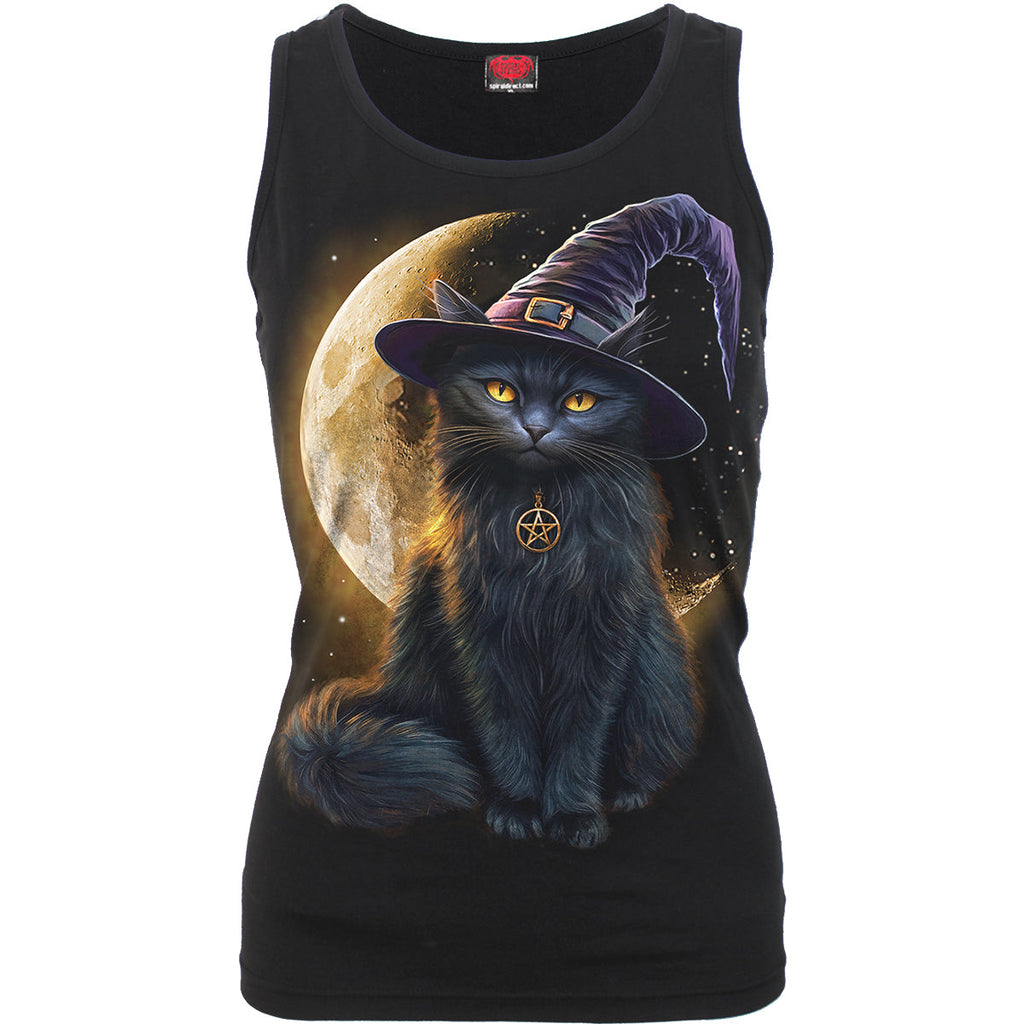 FAMILIAR MAGIC - Razor Back Top Black