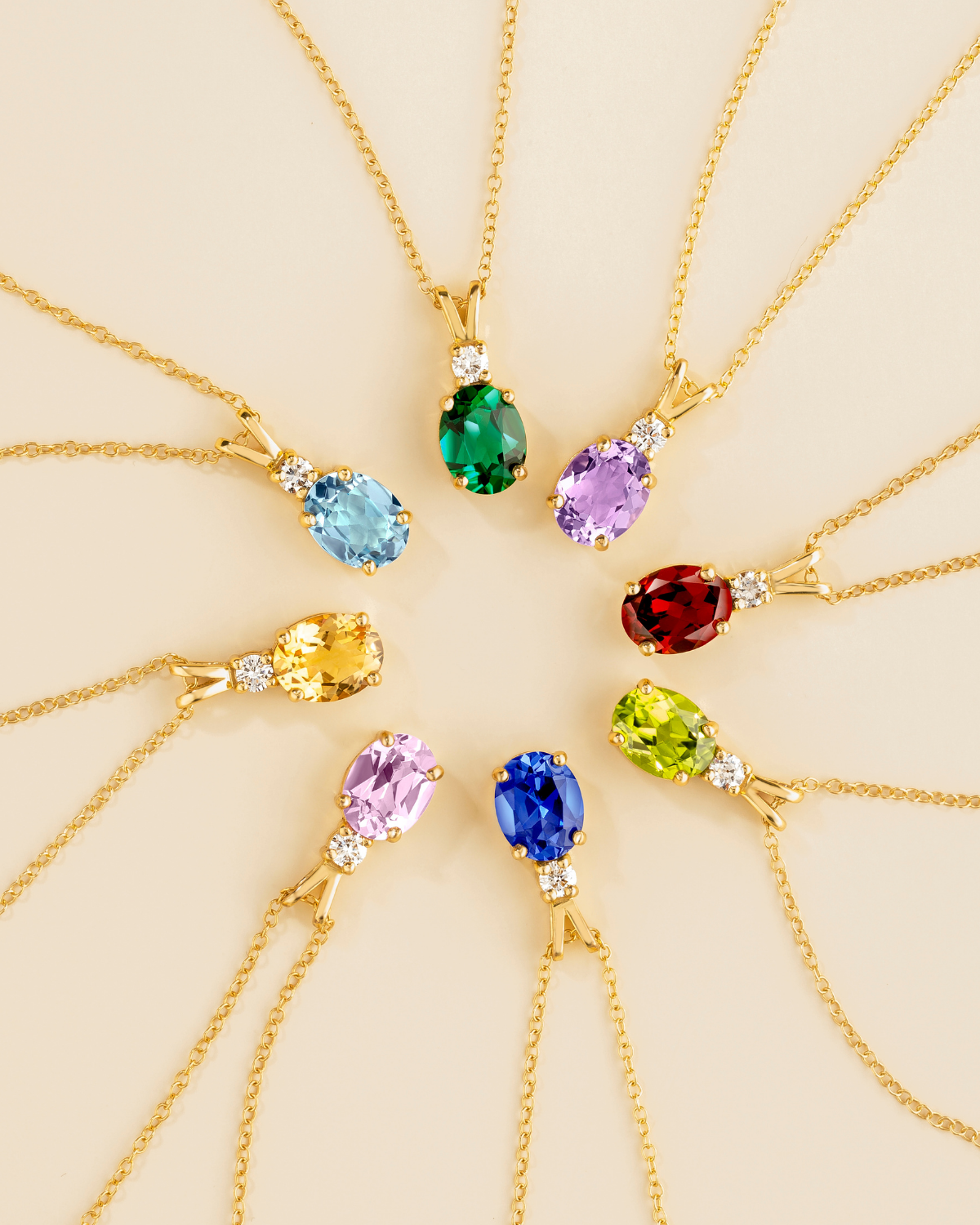 Emerald Pendant Necklace in 18k Gold Vermeil