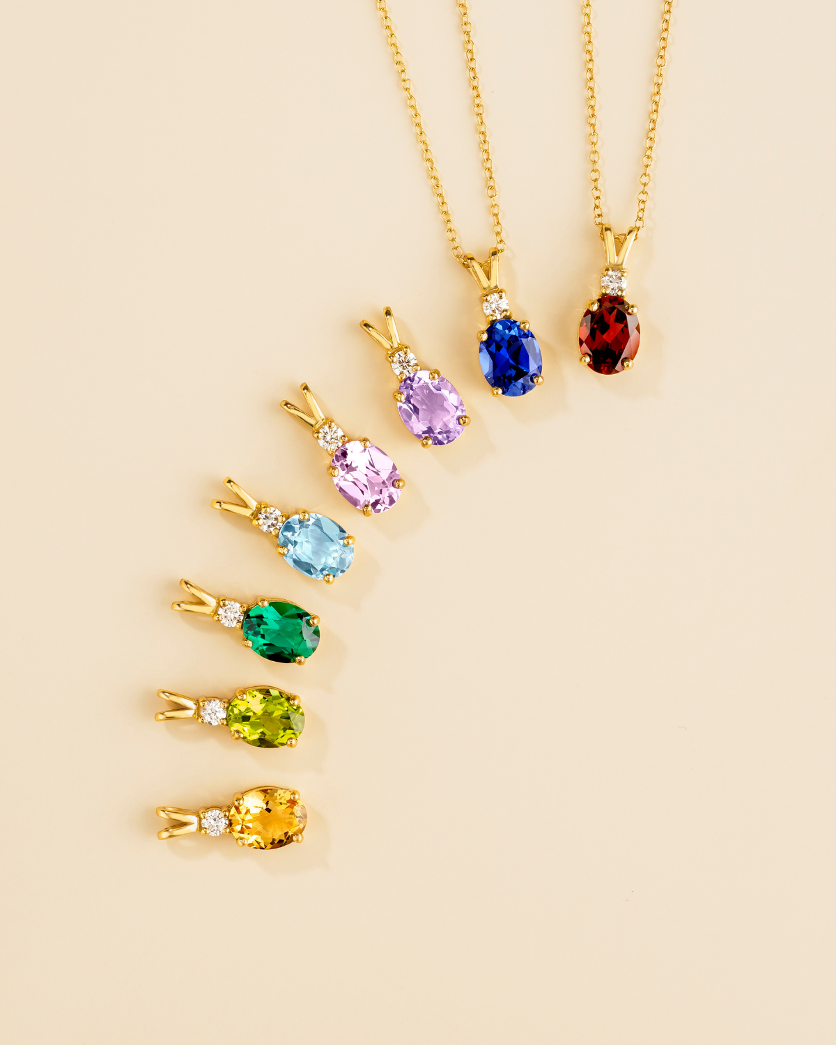 Emerald Pendant Necklace in 18k Gold Vermeil