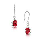 Poppy Teardrop Dangle Drop Earrings