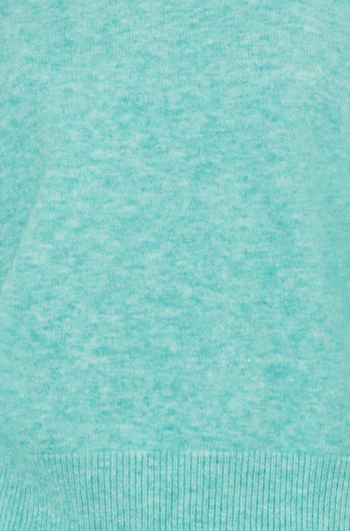 Yumi Sea Green Knitted Balloon Sleeve Jumper