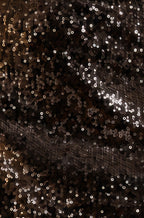 Yumi Black Sequin Mini Skirt
