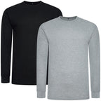 One Brand Crew Neck Waffle Knit T-Shirt
