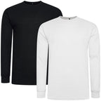 One Brand Crew Neck Waffle Knit T-Shirt