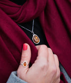 Amber ELEMENT Pendant Necklace