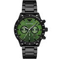 Emporio Armani AR11472 Mario Men's Black & Green Watch