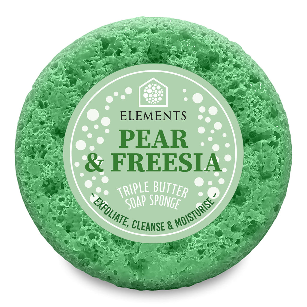 English Pear & Freesia Soap Sponge