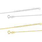 Forget-Me-Not Vertical Bar Pendant Necklace