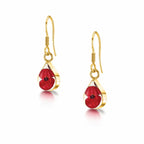 Poppy Teardrop Dangle Drop Earrings