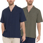 Indigo Roc Linen Blend Shirt