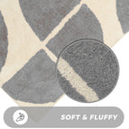 OLIVIA ROCCO Stockholm Bath Mat Non Slip Backing Super Soft Water Absorbent Cotton Blend