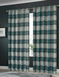OLIVIA ROCCO Blackout Thermal Curtains Check Marble Design Light Blocking Panels Multiple