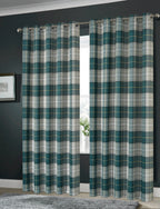 OLIVIA ROCCO Blackout Thermal Curtains Check Marble Design Light Blocking Panels Multiple