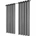 OLIVIA ROCCO Milano Geometric Blackout Curtains Thermal Insulated Eyelet Pair Pencil Pleat