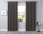 OLIVIA ROCCO Thermal Blackout Curtains For Room Darkening Panels 12 Colours Multiple Sizes