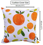 OLIVIA ROCCO Summer Fruits Waterproof Cushion Covers 43 x 43 cm Reversible Indoor Outdoor