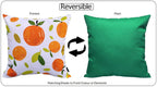 OLIVIA ROCCO Summer Fruits Waterproof Cushion Covers 43 x 43 cm Reversible Indoor Outdoor