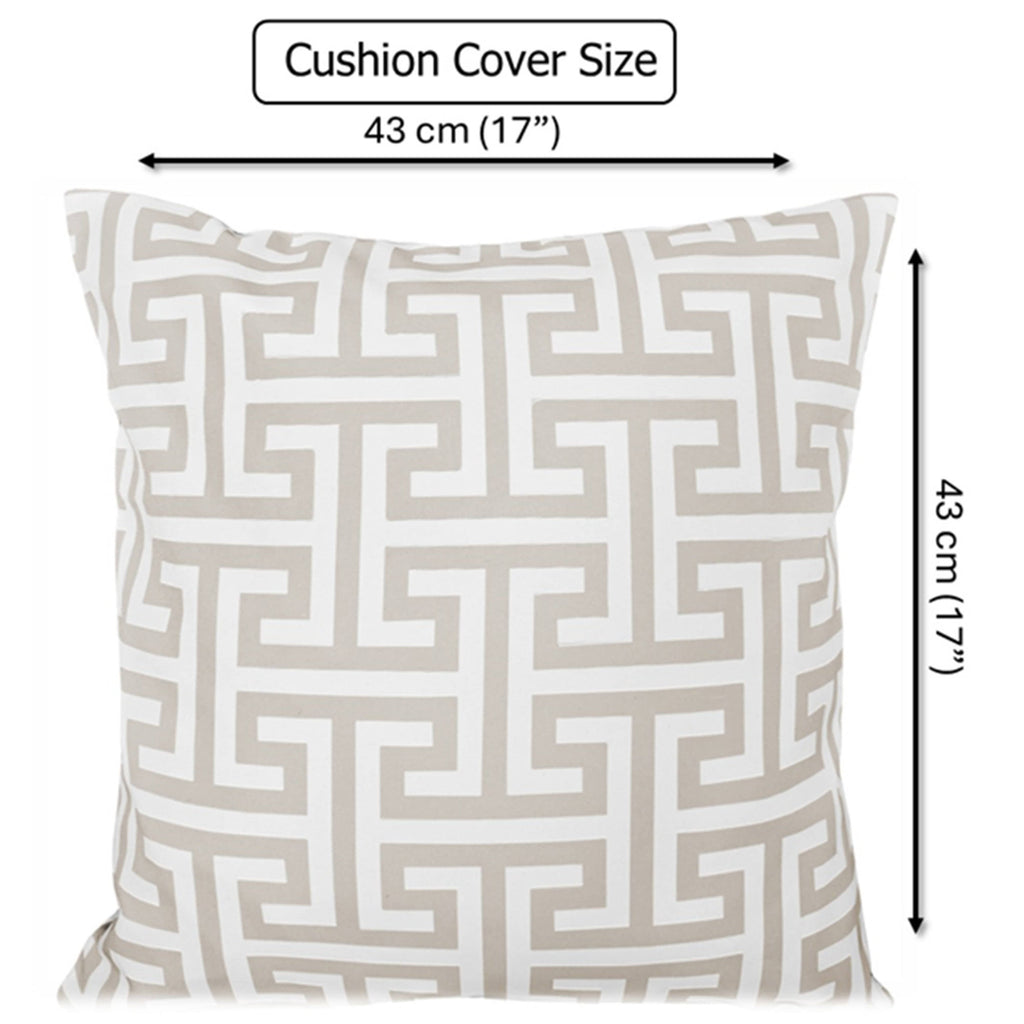 OLIVIA ROCCO Cushion Covers 43x43 cm Waterproof Breathable Outdoor Indoor Use Milano
