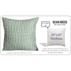 OLIVIA ROCCO Paris Cushion Covers Two Pack Modern Sage Green Decorative Square Scatter