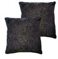 OLIVIA ROCCO Crushed Velvet Cushion Covers 17x17 Inches Pack Of 2 For Sofa Bedroom