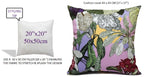OLIVIA ROCCO Cushion Covers Dhalia Lilac Waterproof 43x43cm Reversible Breathable Indoor