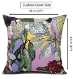 OLIVIA ROCCO Cushion Covers Dhalia Lilac Waterproof 43x43cm Reversible Breathable Indoor