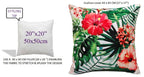 OLIVIA ROCCO Gardenia Waterproof Cushion Covers 43 x 43 cm For Sofa And Bedroom Hotel-Style Sofa or Bed Accent