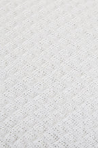 OLIVIA ROCCO Lisbon Pure Indian Cotton Handwoven Honeycomb Cushion Covers 17x17 and 24x24