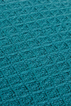 OLIVIA ROCCO Lisbon Pure Indian Cotton Handwoven Honeycomb Cushion Covers 17x17 and 24x24