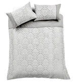 OLIVIA ROCCO Savoy Hand Woven Jacquard Cotton Quilt Cover Duvet Sets OEKO TEX Certified
