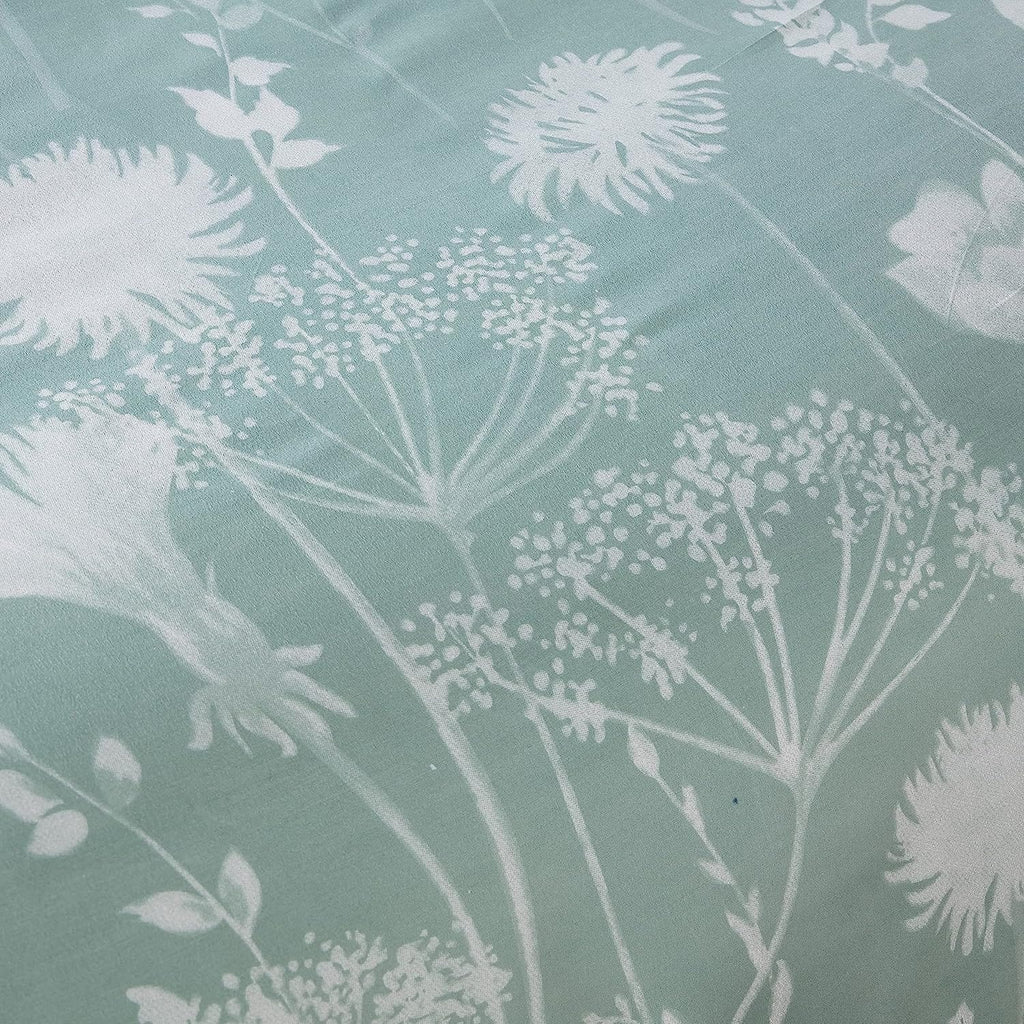 OLIVIA ROCCO Duvet Cover Set Meadow Sage Green Printed Reversible Quilted Easy Care