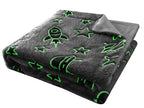 OLIVIA ROCCO Outer Space Glow In The Dark Teddy Fleece Duvet Set For Children for Easy-Care Everyday Luxury