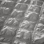 OLIVIA ROCCO Soho Grey Microfibre Duvet Cover Set With Pillowcases Quilted Super Soft
