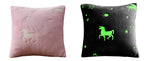 OLIVIA ROCCO Unicorn Glow In The Dark Teddy Duvet Set Pink For Kids OEKO-TEX Certified