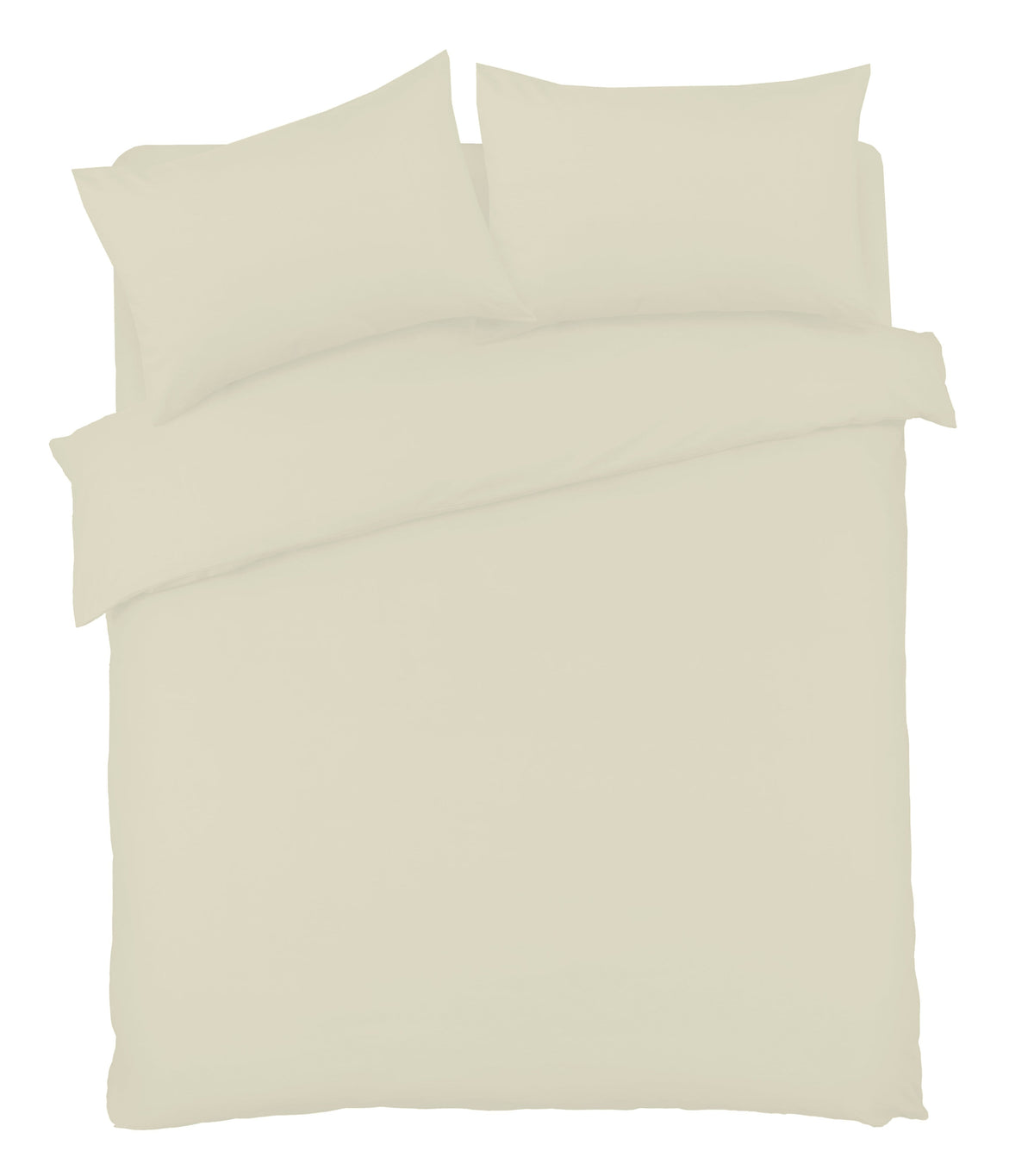 OLIVIA ROCCO Basics Luxury Cotton-Rich Duvet Set Soft Durable Bedding In Single Hotel-Quality Easy-Care Bedroom