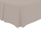 OLIVIA ROCCO Basics Fitted Pleated Valance Sheet Indus Valley Cotton Blend OEKO-TEX