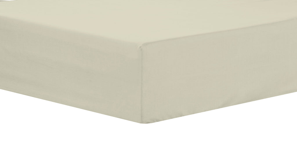 OLIVIA ROCCO Extra Deep Pocket Fitted Sheet Indus Valley Cotton Linen Blend OEKO TEX