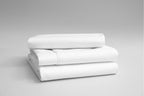 OLIVIA ROCCO Basics Flat Sheet Cotton Linen Blend Soft Luxurious Bedding In Multiple