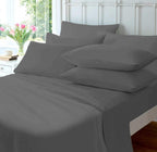 OLIVIA ROCCO Flannelette Flat Sheet 100% Cotton Brushed Super Soft OEKO TEX Certified