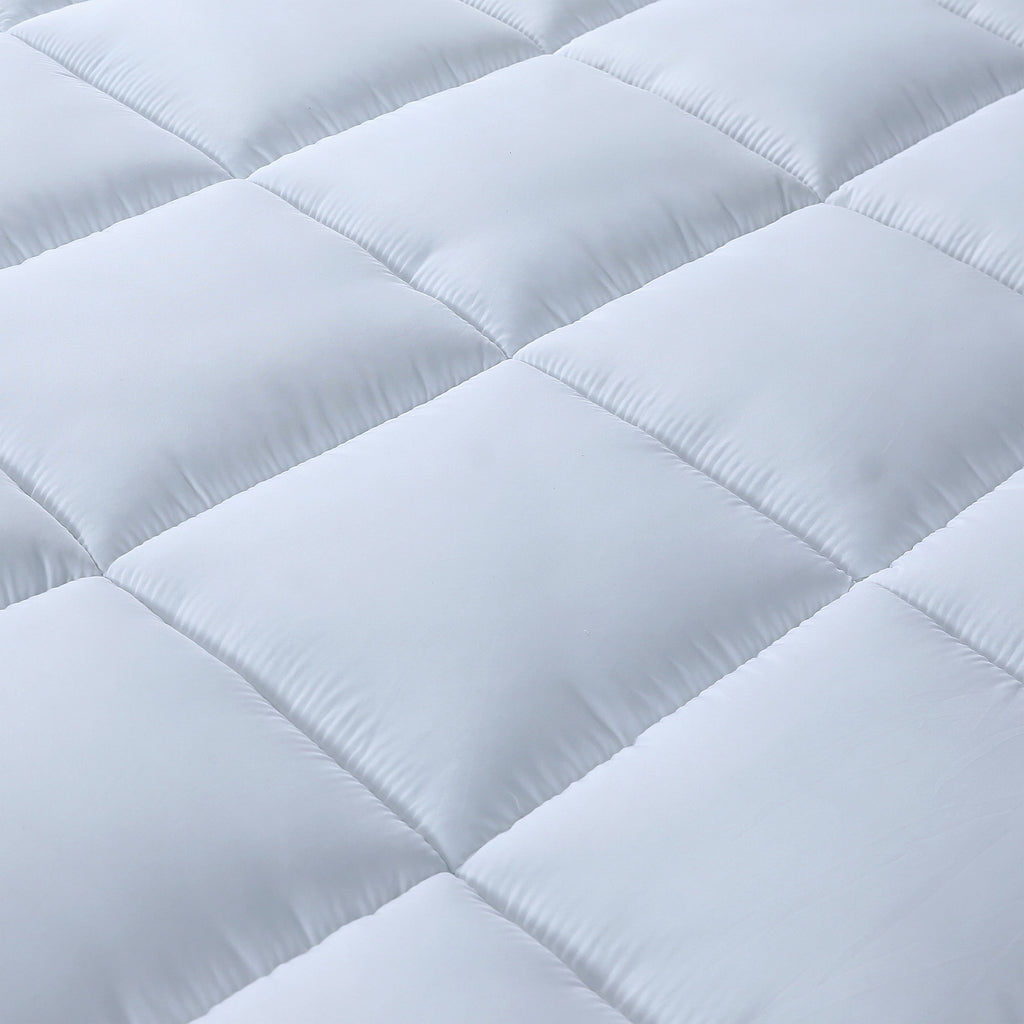 OLIVIA ROCCO Microfibre Mattress Topper Heavy Fill Extra Deep Anti Allergy Cooling