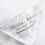 OLIVIA ROCCO 2 Pack Hypoallergenic Duck Feather And Down Pillows Hotel Quality Comfort