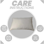 OLIVIA ROCCO Memory Foam Pillow Medium With Luxury Premium Fibre Filling Orthopaedic