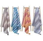 OLIVIA ROCCO Mia Bohemian Throw Blanket Tribal Striped Pattern Tasselled Edges for Sofas and Beds
