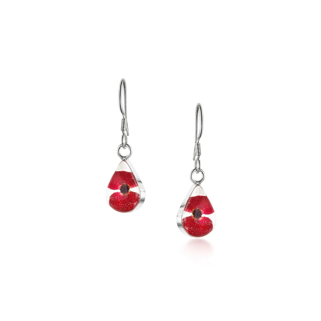 Poppy Teardrop Dangle Drop Earrings