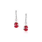 Poppy Teardrop Dangle Drop Earrings
